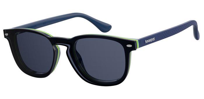 0716736343280 - Herren BOTAFOGO CS PJP KU Gläser SONNENBRILLEN Acetat Blau Blau Quadratisch Normal