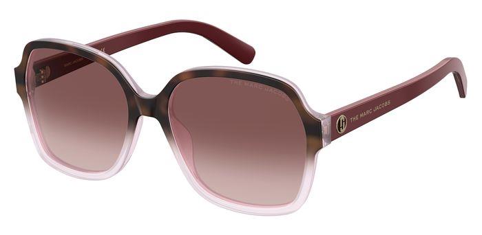 0716736357843 - Damen MARC 526 S 65T 3X Gläser SONNENBRILLEN Acetat Havanna Braun Quadratisch Normal Schattiert