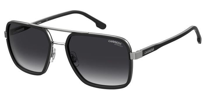 0716736360881 - Herren CARRERA 256 S 85K 9O Gläser SONNENBRILLEN Metall Schwarz Grau Quadratisch  Schattiert