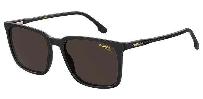 0716736361222 - Herren CARRERA 259 S 807 70 Gläser SONNENBRILLEN Plastik Schwarz Braun Quadratisch Normal