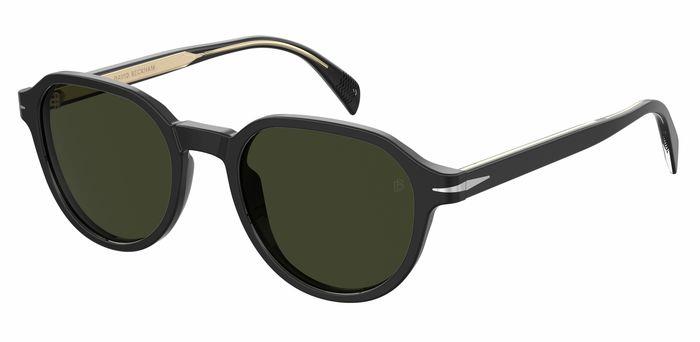 0716736365480 - Herren DB 1044 s BSC O7 Gläser SONNENBRILLEN Acetat Schwarz Grün Rund