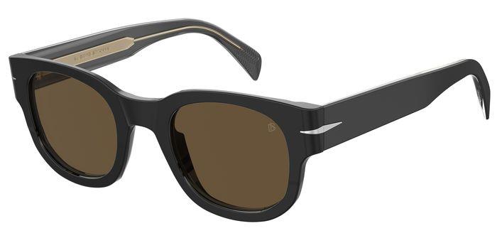 0716736365916 - Herren DB 7045 S 807 70 Gläser SONNENBRILLEN Acetat Schwarz Braun Quadratisch