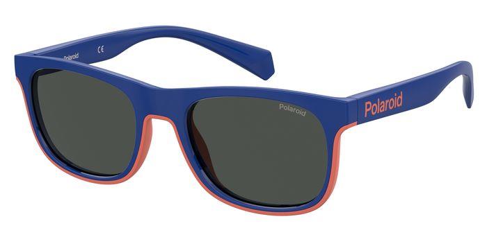 0716736370316 - Kind PLD 8041 S RTC M9 Gläser SONNENBRILLEN Plastik Blau Grau Quadratisch Polarisiert