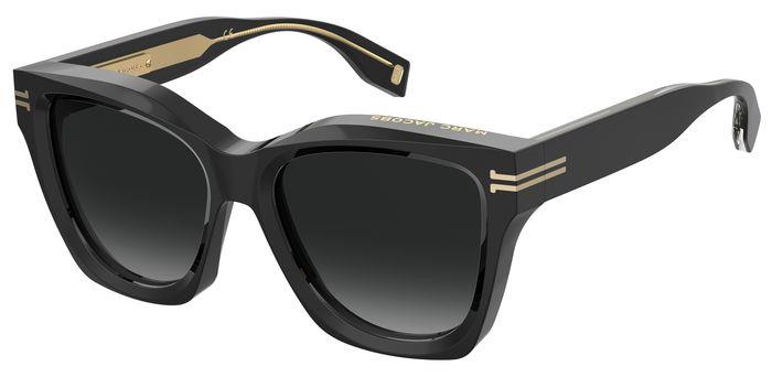 0716736380070 - Damen MJ 1000 S 807 9O Gläser SONNENBRILLEN Acetat Schwarz Grau Quadratisch Normal Schattiert