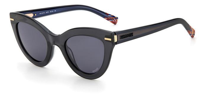 0716736382661 - Damen MIS 0047 S KB7 IR Gläser SONNENBRILLEN Acetat Grau Grau Cat Eye