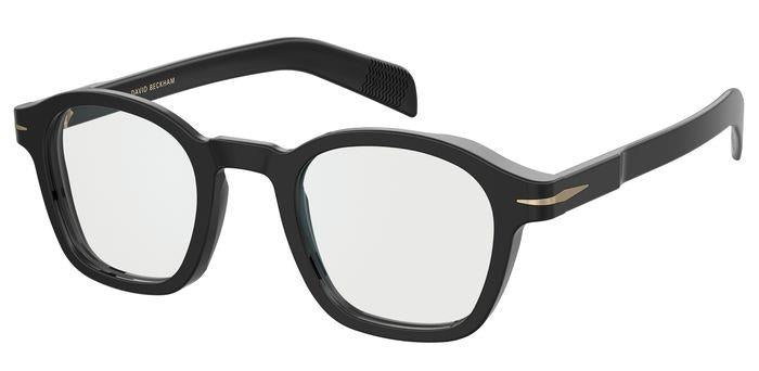 0716736384733 - Mann DB 7053 BB 2M2 Rahmen von BRILLEN Acetat Schwarz  Geometrisch Blaues Antilicht