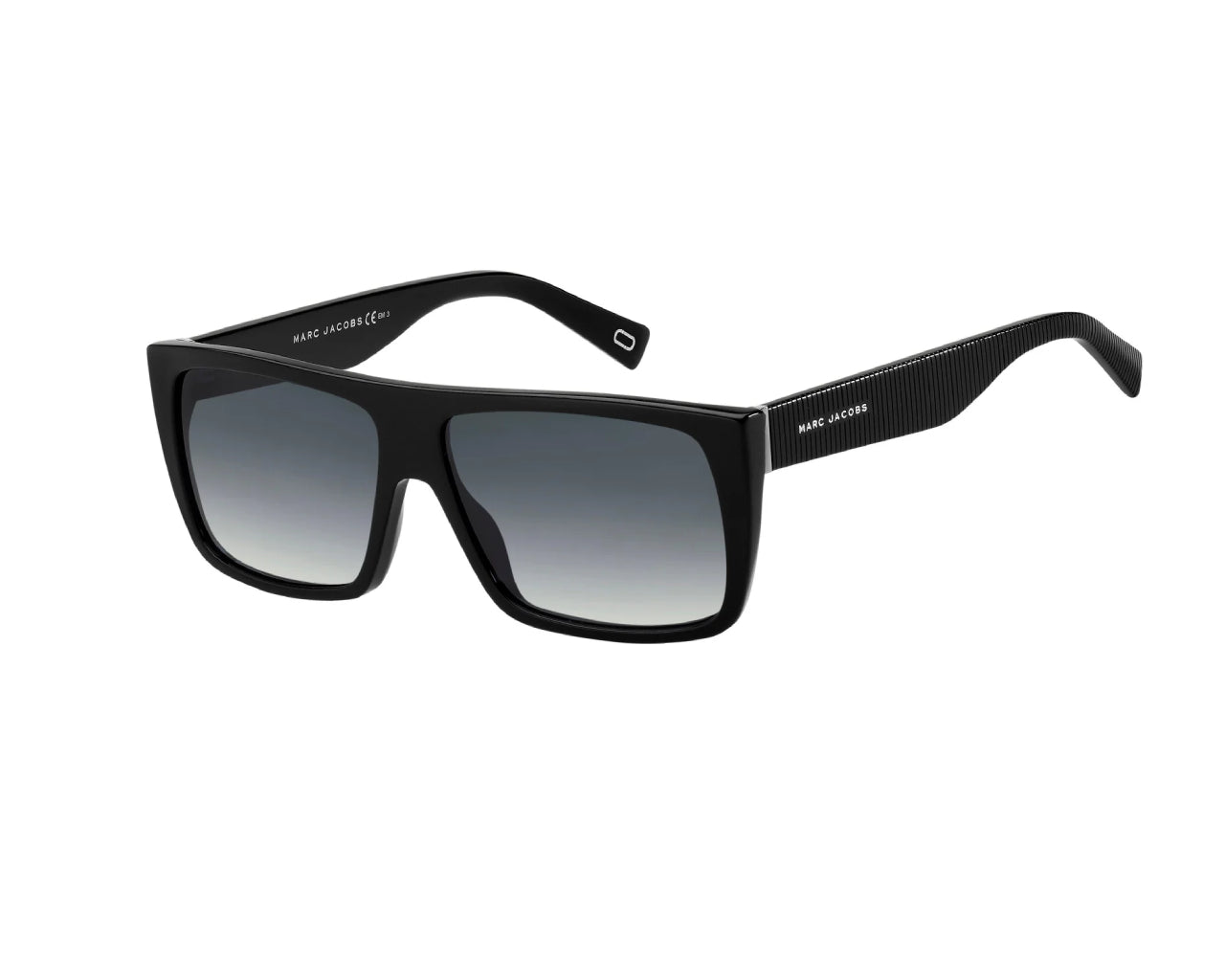 0716736393995 - Unisex MARC ICON 096 S 08A 9O Gläser SONNENBRILLEN Acetat Schwarz Grau Quadratisch Normal Schattiert