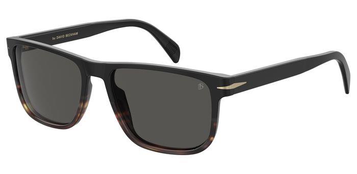 0716736396798 - Herren DB 1060 S 37N IR Gläser SONNENBRILLEN Acetat Schwarz Grau Quadratisch