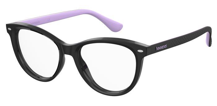 0716736408651 - Damen TAIPU V 1X2 Rahmen von BRILLEN Acetat Schwarz   Violett  Cat Eye