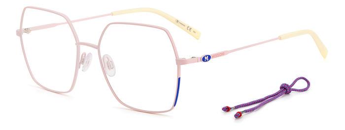 0716736422398 - Damen MMI 0082 3ZJ Rahmen von BRILLEN Metall Rosa Geometrisch 0716736422398 - Damen MMI 0082 3ZJ Rahmen von BRILLEN Metall Rosa Geometrisch