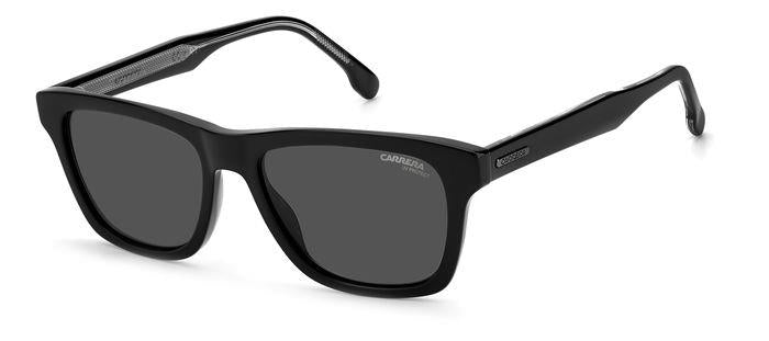 0716736422541 - Herren CARRERA 266 S 807 M9 Gläser SONNENBRILLEN Acetat Schwarz Grau Quadratisch Polarisiert