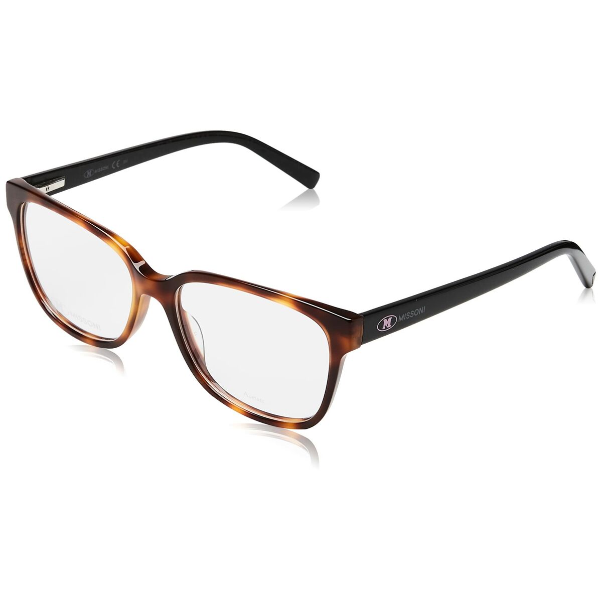 0716736424040 - Damen MMI 0073 581 Rahmen von BRILLEN Acetat Havanna Schwarz  Quadratisch