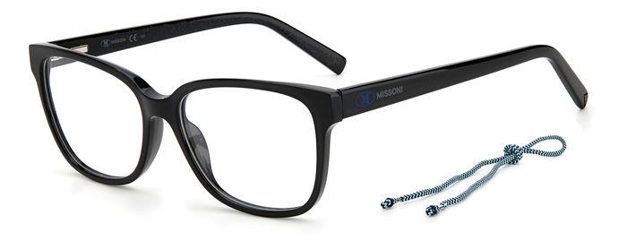 0716736424057 - Damen MMI 0073 807 Rahmen von BRILLEN Acetat Schwarz  Quadratisch