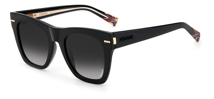 0716736426891 - Damen MIS 0069 S 807 9O Gläser SONNENBRILLEN Acetat Schwarz Grau Quadratisch Normal Schattiert