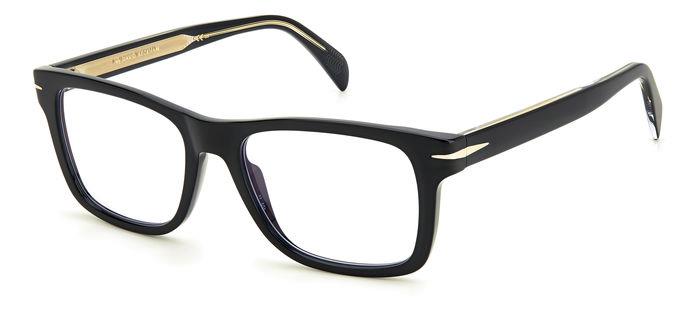 0716736432533 - Herren DB 1073 BB 2M2 Rahmen von BRILLEN Acetat Schwarz  Quadratisch