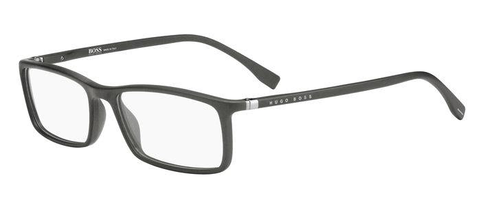 0716736443706 - Herren BOSS 0680 IT KB7 Rahmen von BRILLEN Acetat Grau  Quadratisch