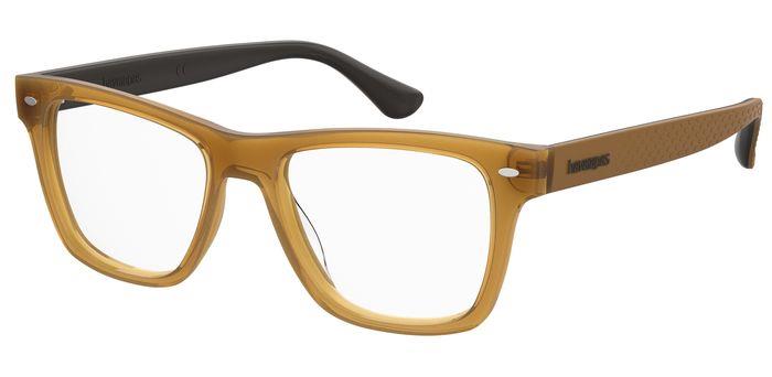 0716736680972 - Unisex ARACATI V FT4 Rahmen von BRILLEN Acetat Honig   Gold  Quadratisch