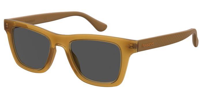 0716736681276 - Unisex ARACATI FT4 IR Gläser SONNENBRILLEN Plastik Honig   Gold Grau Quadratisch