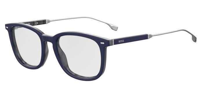 0716736683980 - Herren BOSS 1359 BB NLB Rahmen von BRILLEN Acetat Blau Grau  Quadratisch