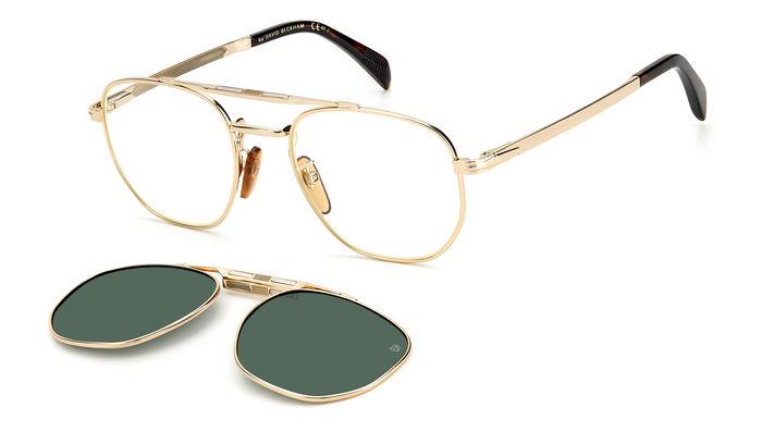 0716736695839 - Herren DB 1082 G CS 06J UC Gläser SONNENBRILLEN Metall Gold Grau Geometrisch Clip-on 0716736695839 - Herren DB 1082 G CS 06J UC Gläser SONNENBRILLEN Metall Gold Grau Geometrisch Clip-on