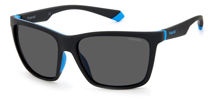 0716736699646 - Herren PLD 2126 S OY4 M9 Gläser SONNENBRILLEN Plastik Schwarz Blau Grau Quadratisch 0716736699646 - Herren PLD 2126 S OY4 M9 Gläser SONNENBRILLEN Plastik Schwarz Blau Grau Quadratisch