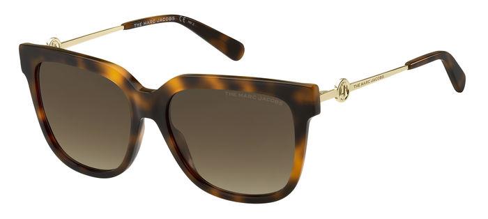 0716736703848 - Damen MARC 580 S 05L HA Gläser SONNENBRILLEN Acetat Havanna Braun Quadratisch Normal Schattiert