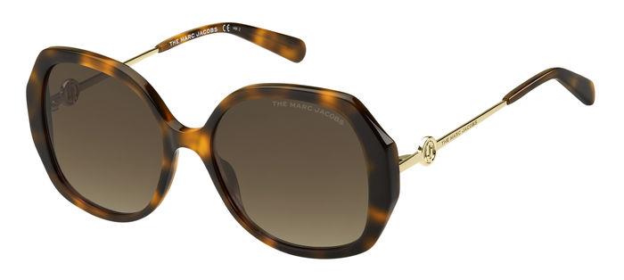 0716736703893 - Damen MARC 581 S 05L HA Gläser SONNENBRILLEN Acetat Havanna Braun Schmetterling Normal Schattiert