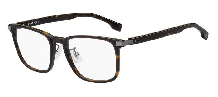 0716736715179 - Herren BOSS 1408 F 086 Rahmen von BRILLEN Acetat Havanna  Quadratisch