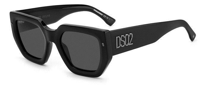 0716736717784 - Herren D2 0031 s 807 ir Gläser SONNENBRILLEN Acetat Schwarz Grau Geometrisch