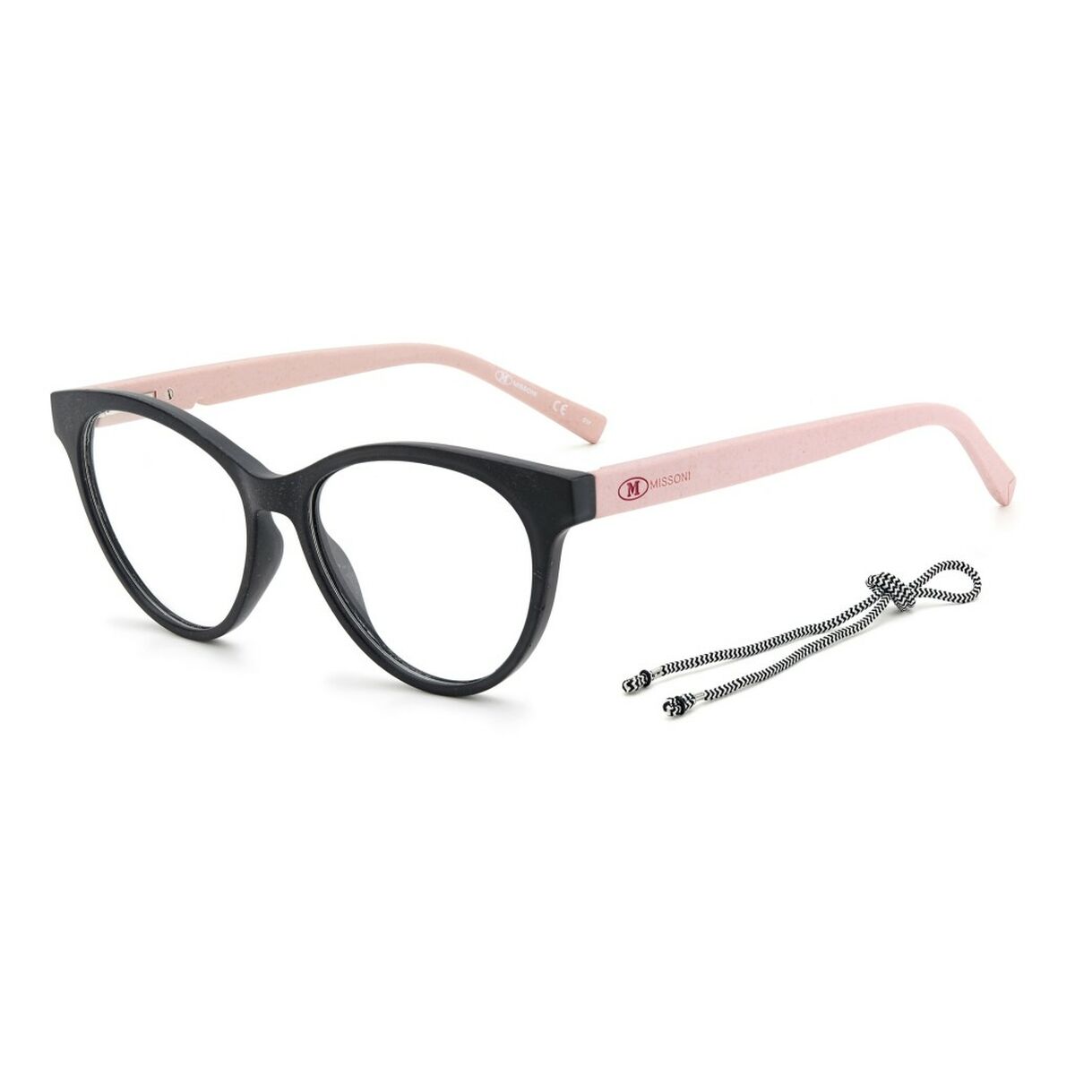 0716736723679 - Damen MMI 0107 N6T Rahmen von BRILLEN Plastik Schwarz   Rosa  Cat Eye