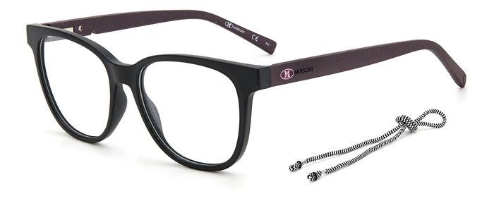 0716736723709 - Damen MMI 0106 DKH Rahmen von BRILLEN Acetat Schwarz   Violett  Quadratisch