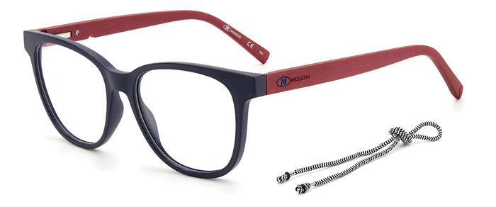 0716736723716 - Damen MMI 0106 WIR Rahmen von BRILLEN Acetat Blau Rot  Quadratisch