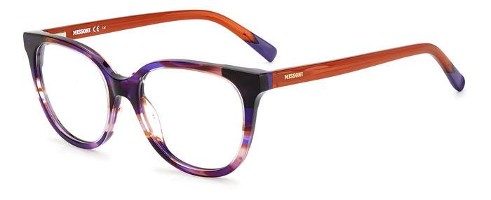 0716736725970 - Damen MIS 0100 L7W Rahmen von BRILLEN Acetat Violett Braun  Rund