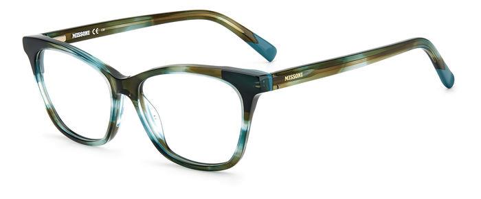 0716736725987 - Frau MIS 0101 6ak Rahmen von BRILLEN Acetat Braun Blau  Katzenauge