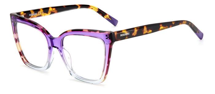 0716736726304 - Damen MIS 0092 HKZ Rahmen von BRILLEN Acetat Violett  Quadratisch