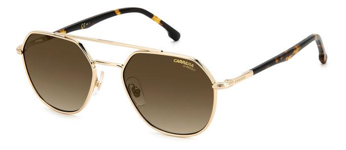 0716736771724 - Unisex CARRERA 303 S 06J HA Gläser SONNENBRILLEN Metall Gold Braun Geometrisch Normal Schattiert