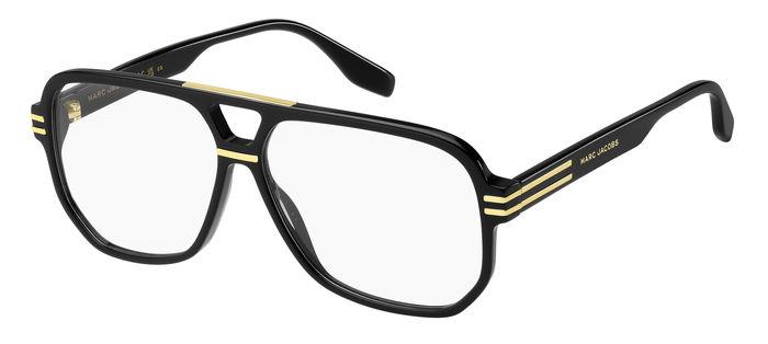 0716736772134 - Herren MARC 718 807 Rahmen von BRILLEN Acetat Schwarz  Quadratisch