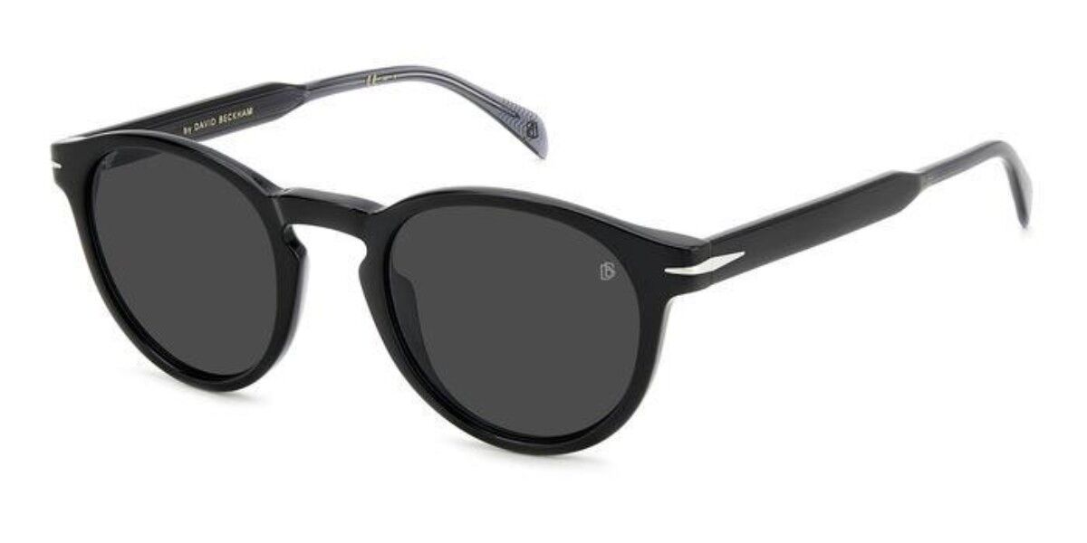 0716736772493 - Herren DB 1111 S 08A IR Gläser SONNENBRILLEN Acetat Schwarz Grau Pantos