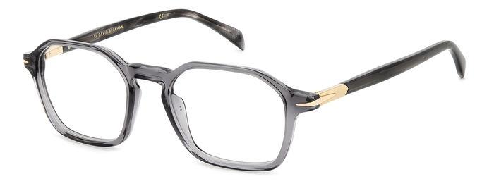 0716736773711 - HERREN DB 1125 KB7 Rahmen von BRILLEN Acetat Grau  Geometrisch