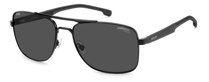 0716736783239 - Herren CARDUC 022 S 807 IR Gläser SONNENBRILLEN Titan Schwarz Grau Quadratisch