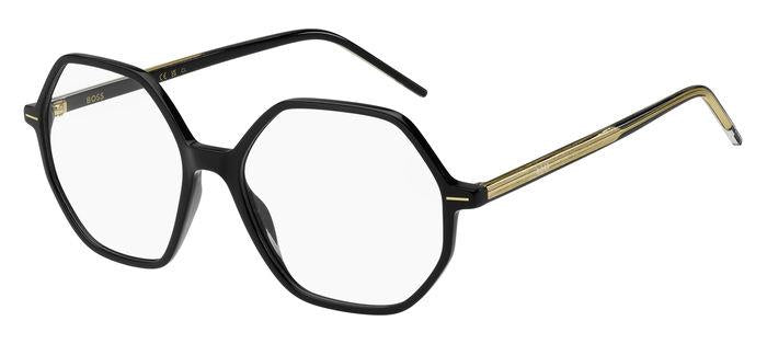 0716736785318 - Damen BOSS 1528 807 Rahmen von BRILLEN Acetat Schwarz  Geometrisch