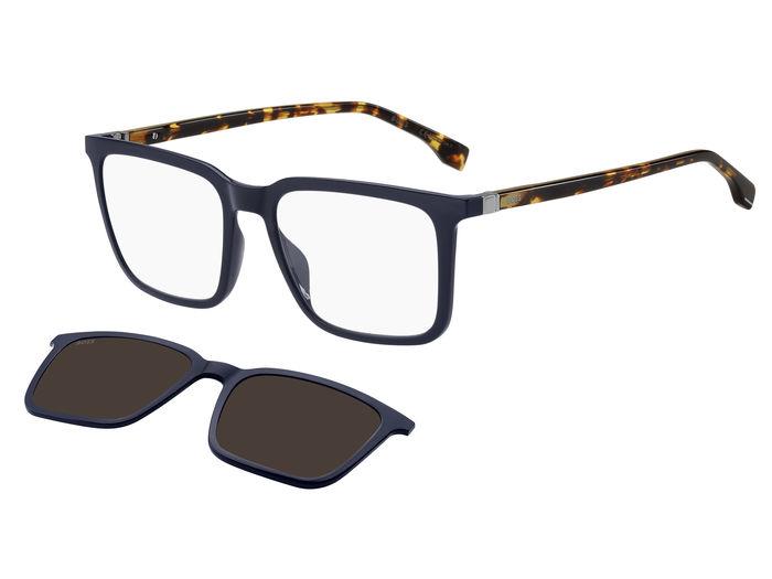 0716736786902 - Herren BOSS 1492 CS JBW 70 Gläser SONNENBRILLEN Acetat Blau Havanna Braun Quadratisch