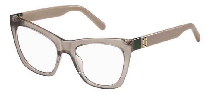 0716736787008 - Frau Marc 649 F45 Rahmen von BRILLEN Plastik Beige Brown  Katzenauge