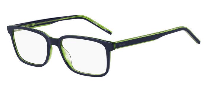 0716736791371 - Herren HG 1245 RNB Rahmen von BRILLEN Acetat Blau   Grün  Quadratisch