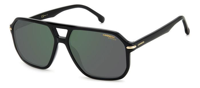 0716736796116 - Herren CARRERA 302 S 2M2 Q3 Gläser SONNENBRILLEN Acetat Schwarz Multicolor Quadratisch Polarisiert