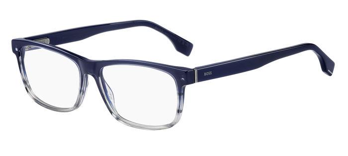 0716736798325 - Herren BOSS 1518 38I Rahmen von BRILLEN Acetat Blau  Quadratisch