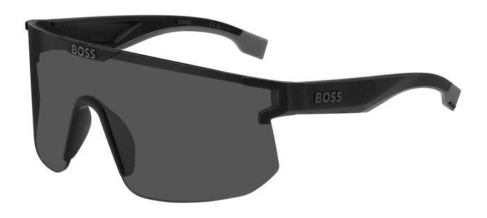 0716736800493 - Herren BOSS 1500 S O6W Z8 Gläser SONNENBRILLEN Bio -Polyamid Schwarz-undurchsichtig Grau Maske