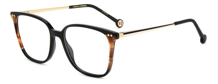 0716736801094 - Damen HER 0165 WR7 Rahmen von BRILLEN Acetat Schwarz   Havanna  Quadratisch