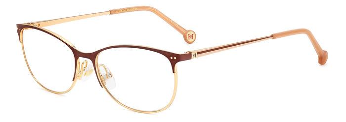 0716736801322 - Damen HER 0168 NOA Rahmen von BRILLEN Stahl Gold Bordeaux  Cat Eye