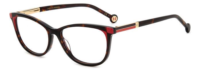 0716736802565 - Damen HER 0163 O63 Rahmen von BRILLEN Acetat Havanna Rot  Cat Eye